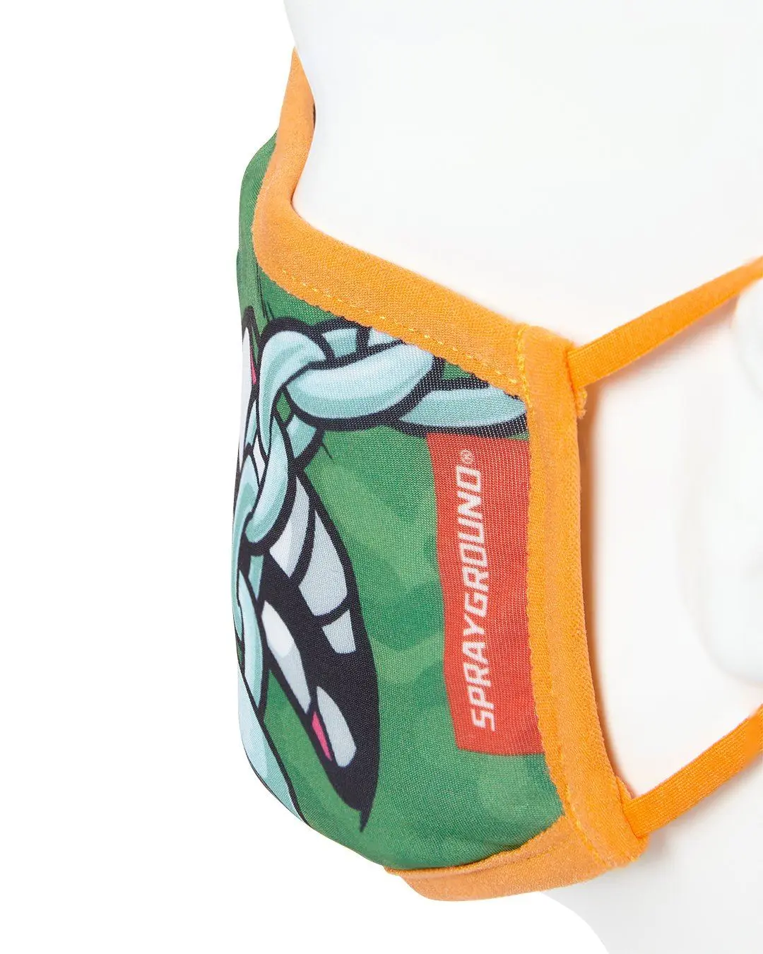 ADULT TMNT: MICHELANGELO SHARK FORM FITTING FACE-COVERING - Image 5