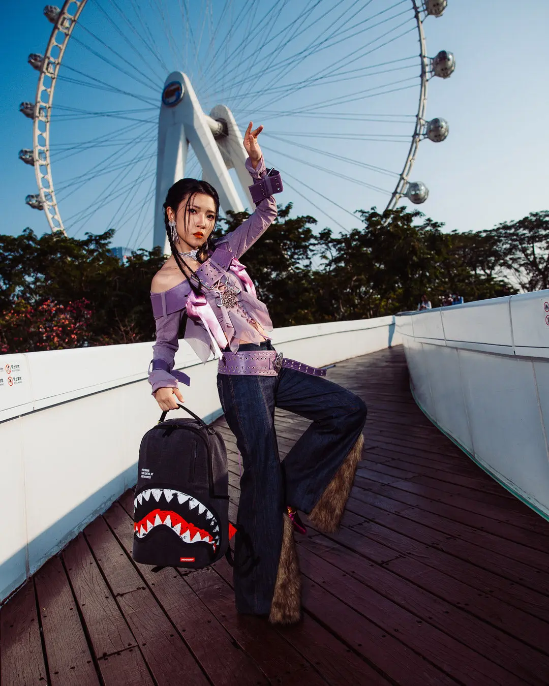 SHARK CENTRAL DENIM VENOM BACKPACK - Image 8