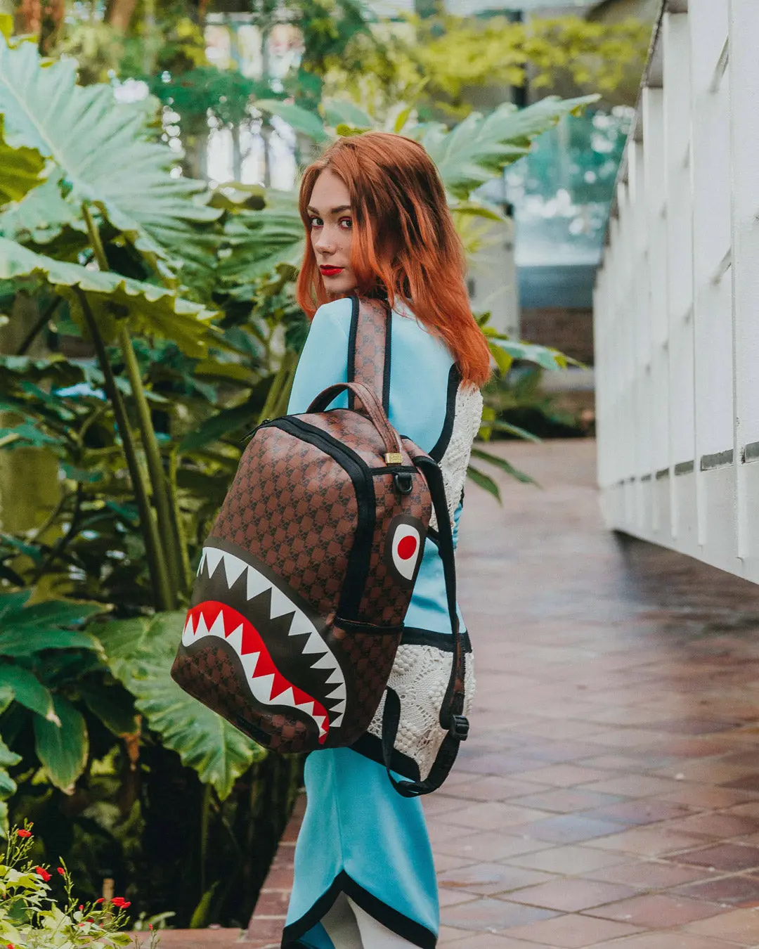SHARKS AND SKULLS BACKPACK (DLXV) - Image 2