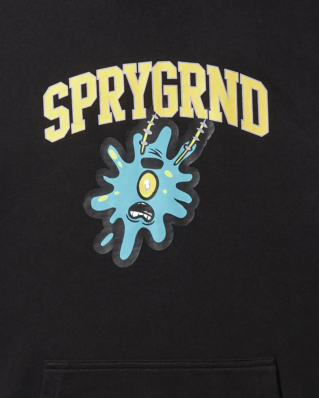 SPONGEBOB SPLAT HOODIE (BLACK) - Image 3