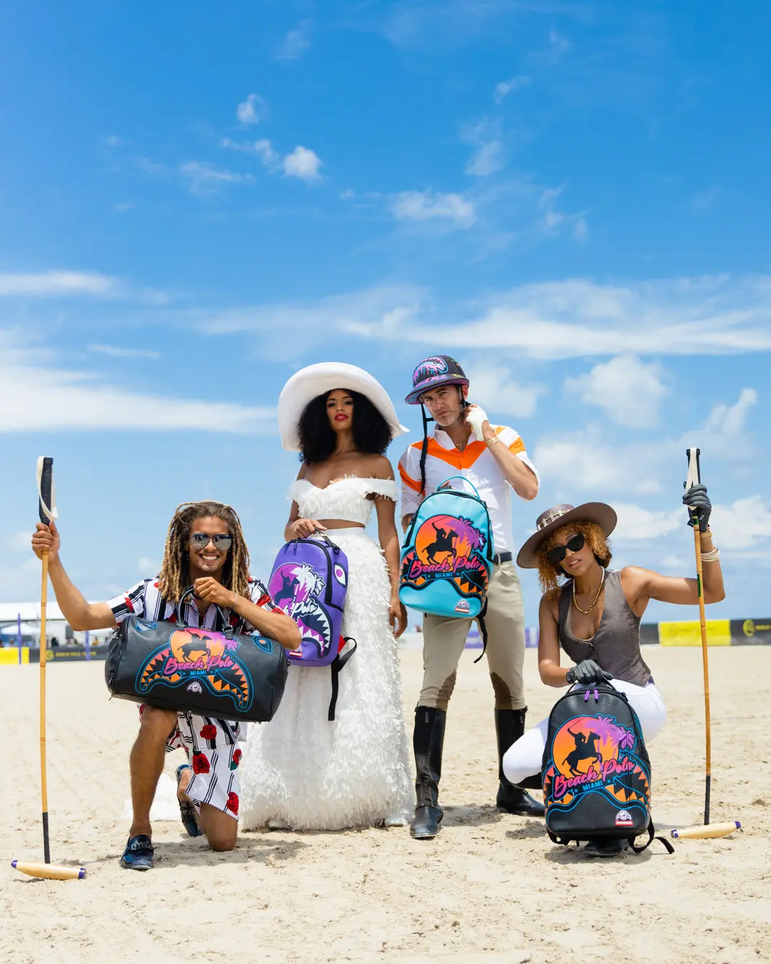 MIAMI BEACH POLO COLLAB BACKPACK (DLXV-SKY) - Image 8