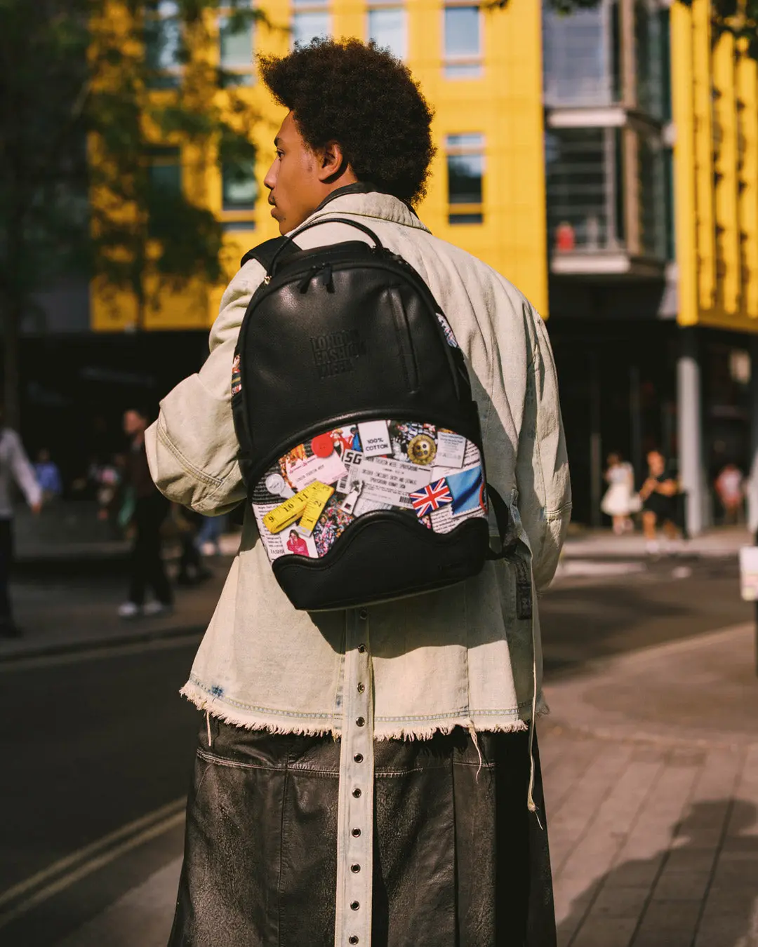 LONDON FASHION WEEK MOODBOARD MONTAGE BACKPACK - Image 2