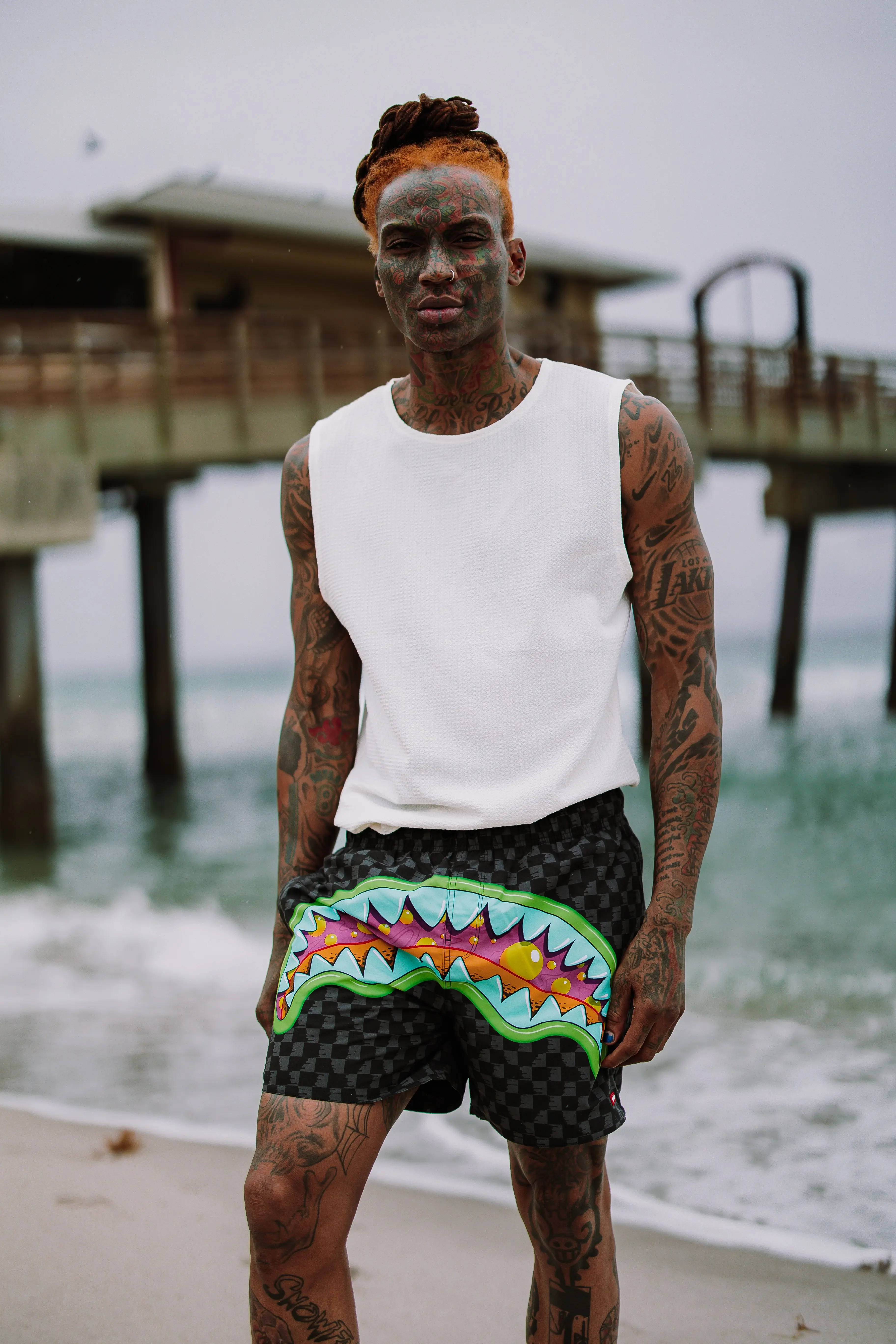 SLIME TAKEOVER SWIM SHORTS - Image 6