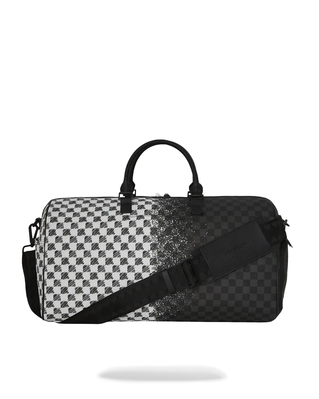 SCRIBBLE DRIBBLE CHECK DUFFLE - Image 7