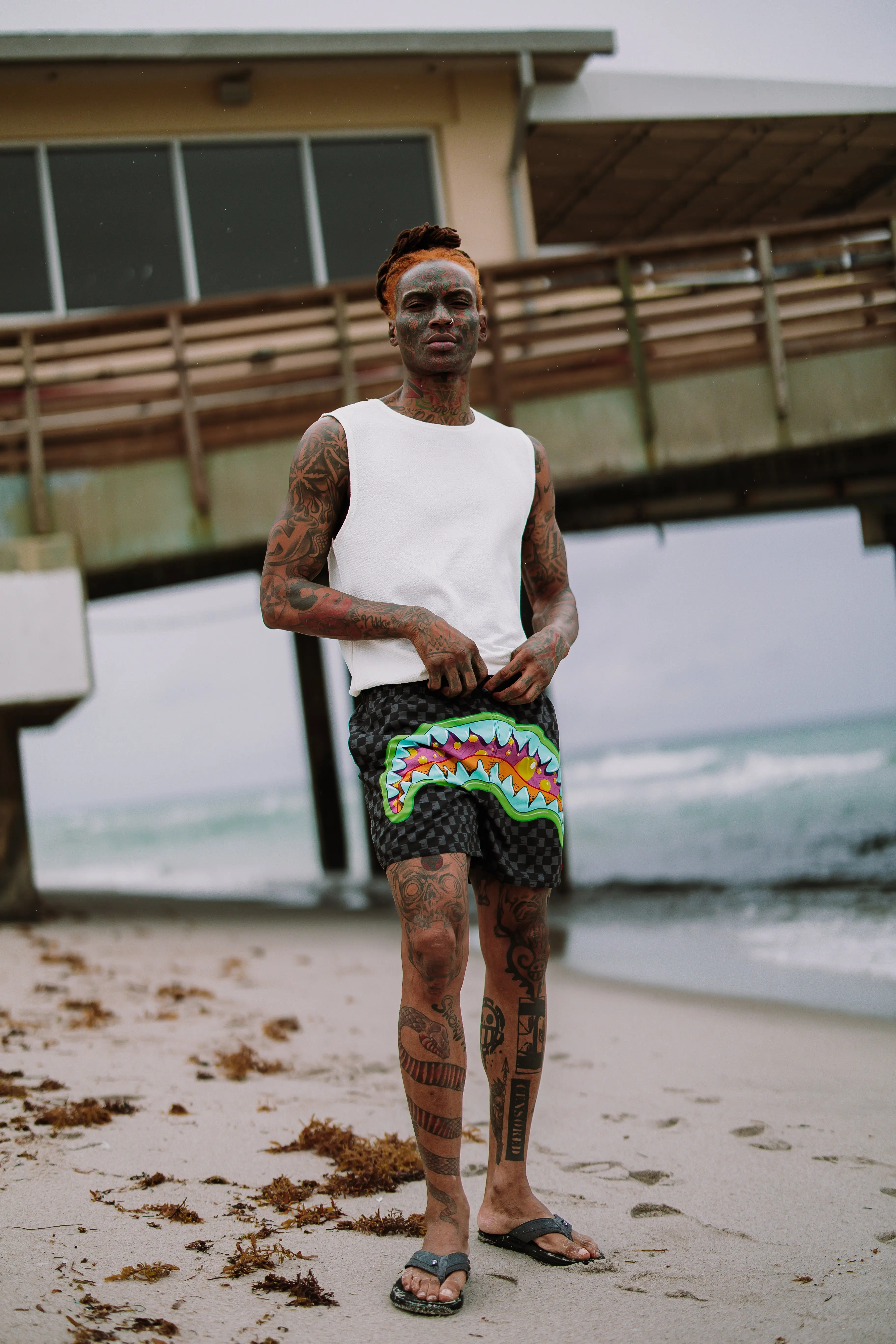 SLIME TAKEOVER SWIM SHORTS - Image 2