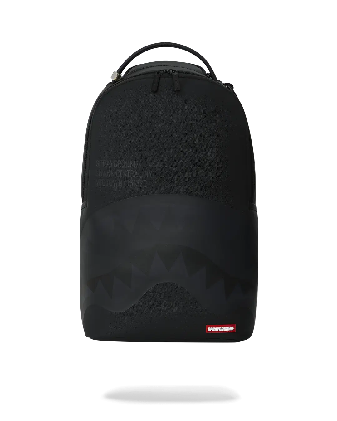 SHARK CENTRAL (BLK ON BLK) BACKPACK (DLXV)