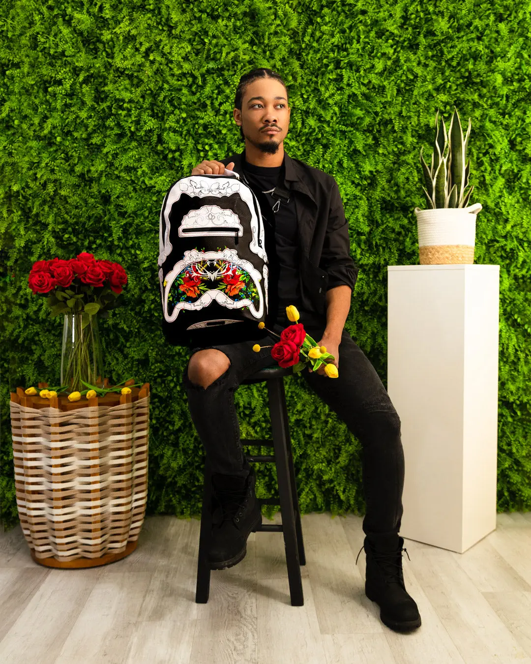 THE FLORAL CUT BACKPACK (DLXV) - Image 5