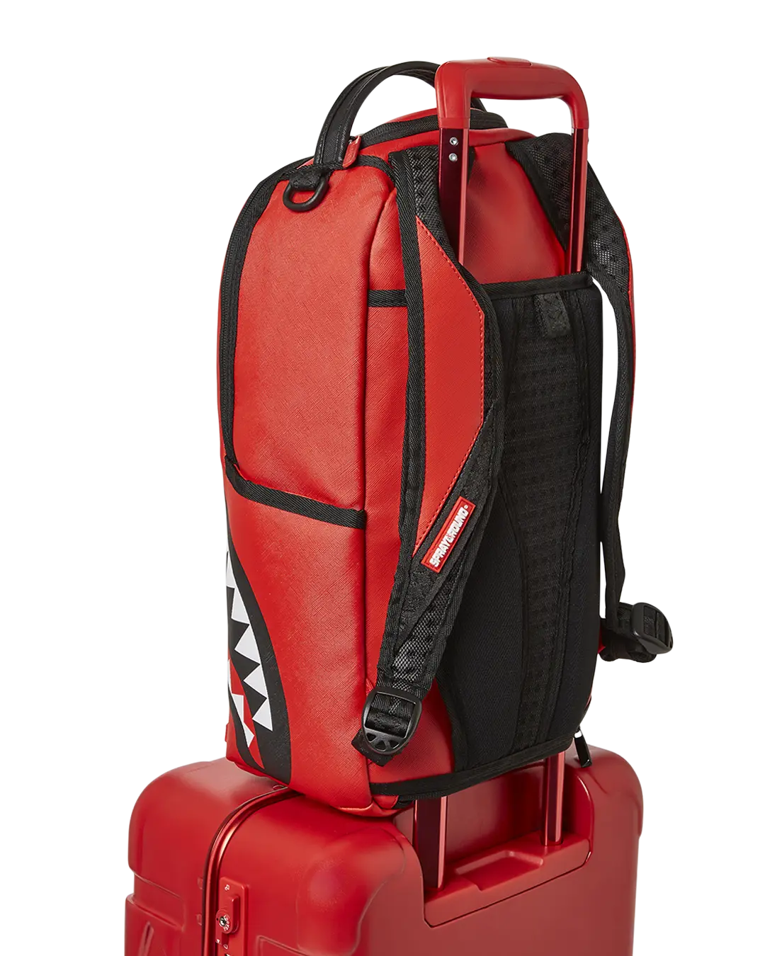 MOLDED SHARKITECTURE RED HARDSHELL CARRY-ON LUGGAGE - Image 10