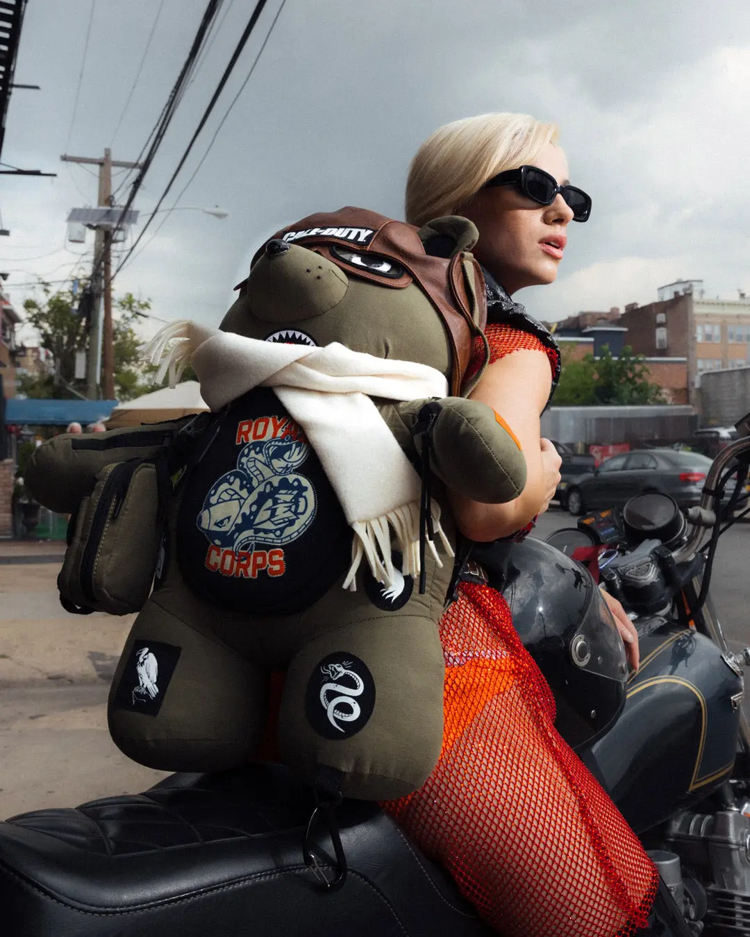 CALL OF DUTY AVIATOR FEARLESS MONEYBEAR TEDDYBEAR BACKPACK - Image 2