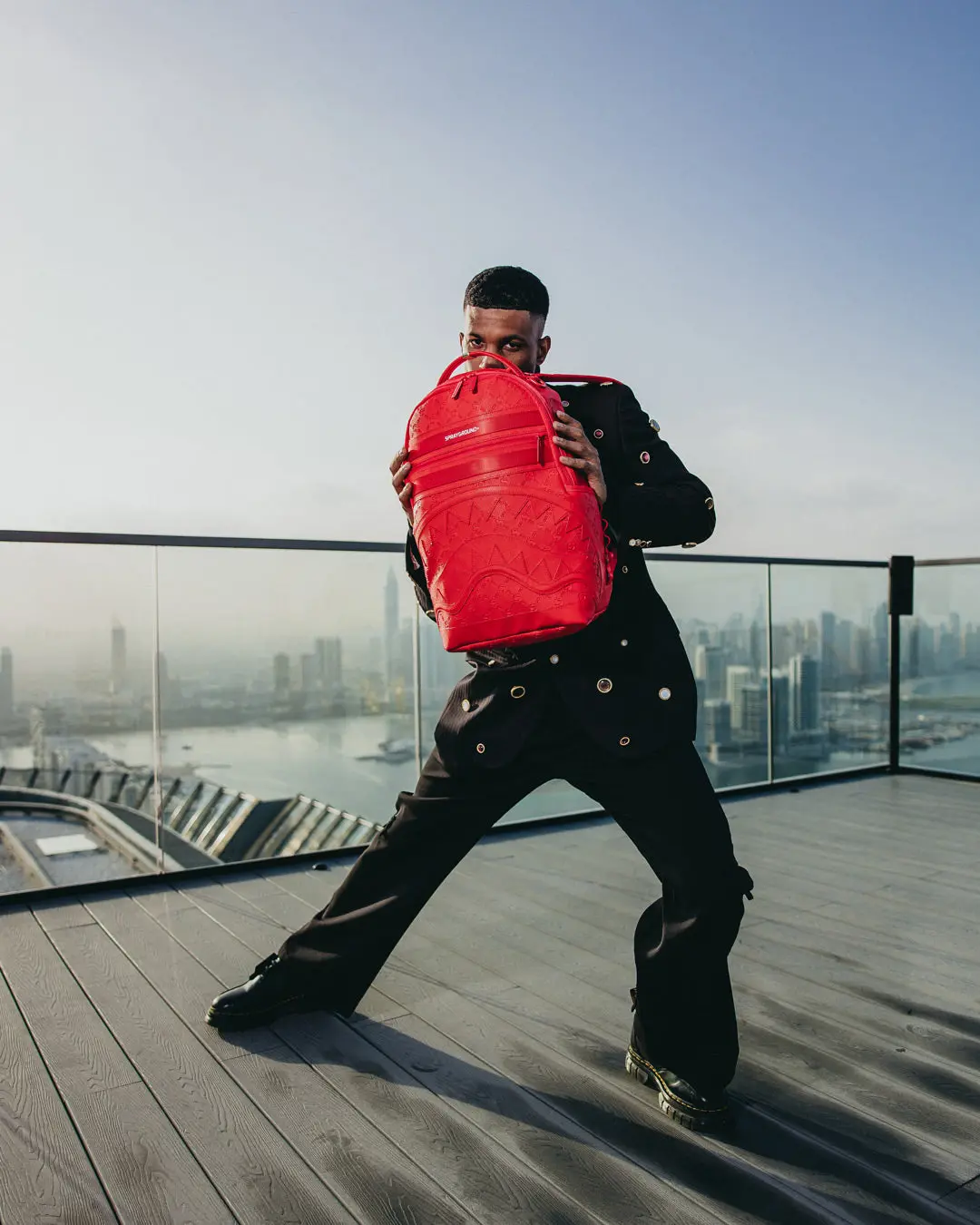 DENIRO CRIMSON BACKPACK (DLXV) - Image 4