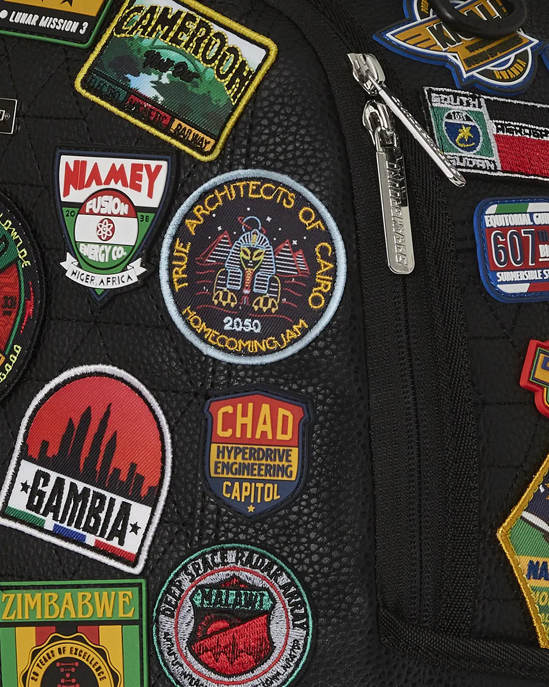 A.I. THE 54 (PATCHES OF AFRICA) CARGO BACKPACK - Image 9