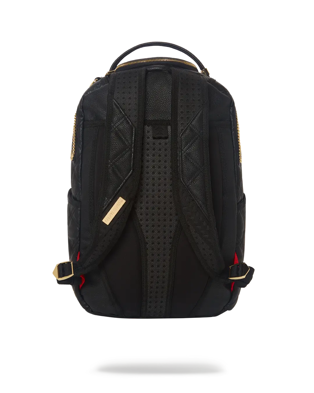 NOIR QUILT GOLD CHAIN SHARK BACKPACK (DLXV) - Image 9