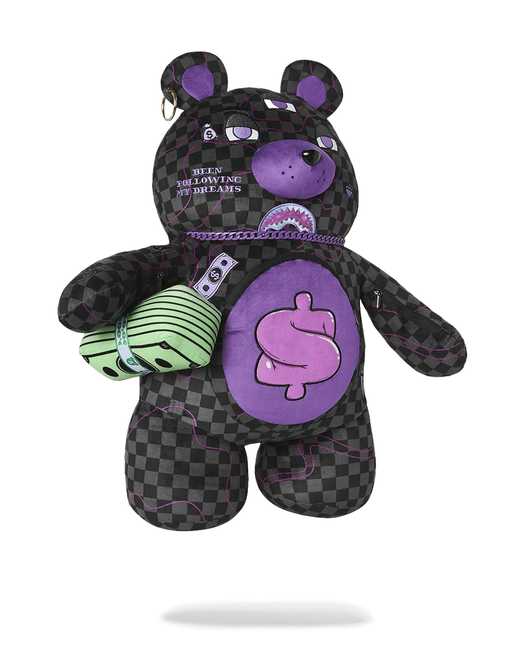 PURPLE SLIME SHARK MONEYBEAR BACKPACK - Image 3