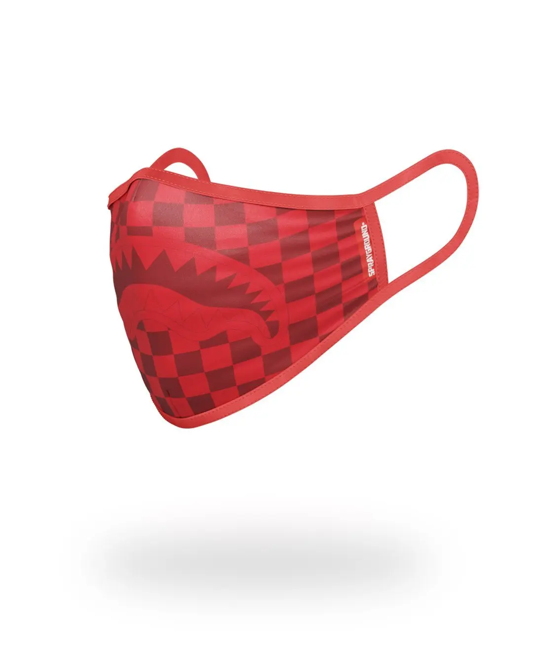 SHARKS IN PARIS (RED) FORM-FITTING MASK - Image 2