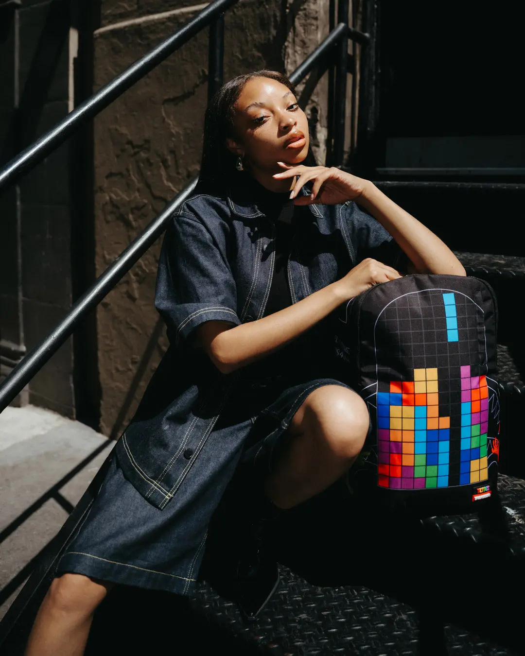 TETRIS WITH DIABLO AND MONEY BEAR BACKPACK - Image 6