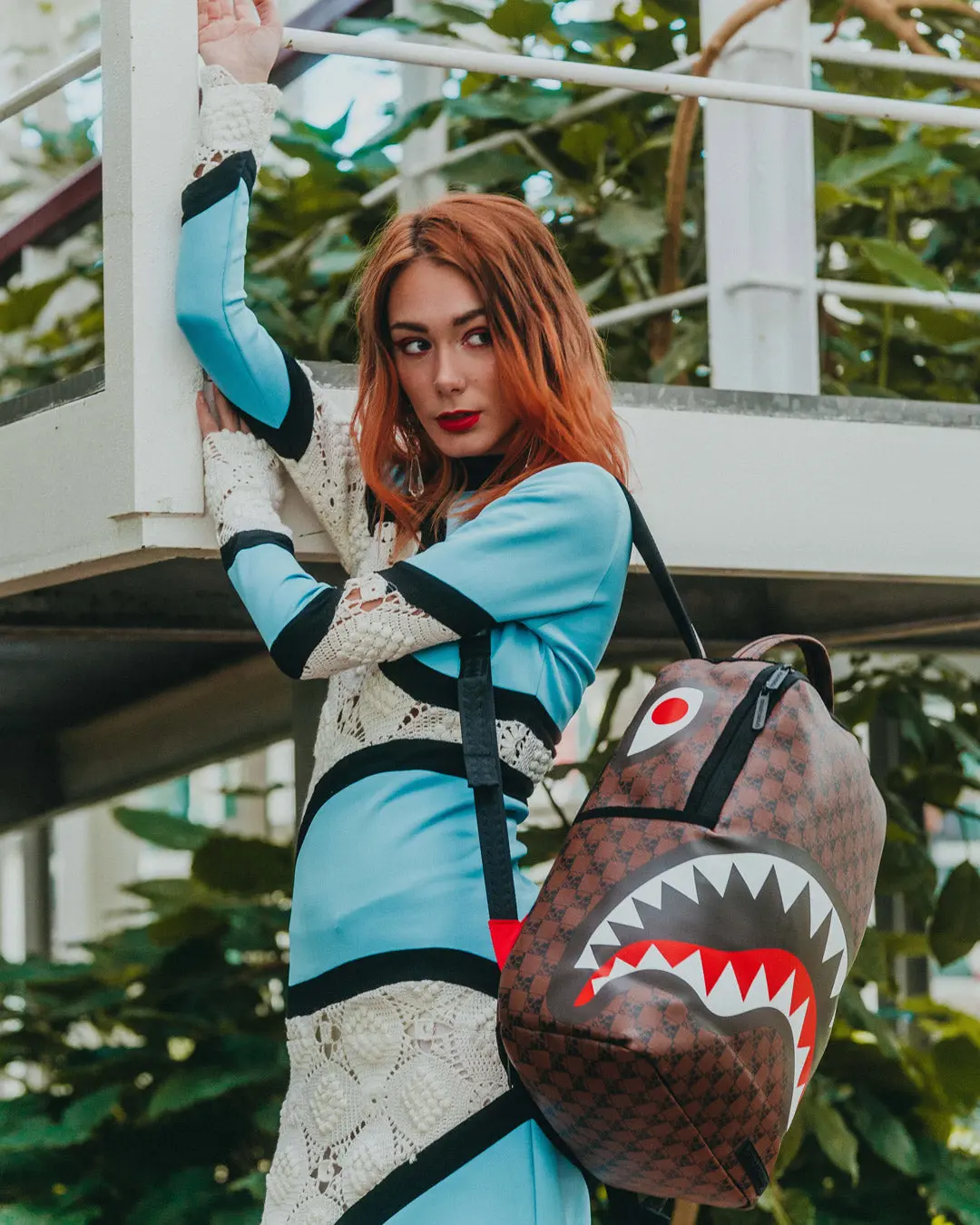 SHARKS AND SKULLS BACKPACK (DLXV) - Image 12