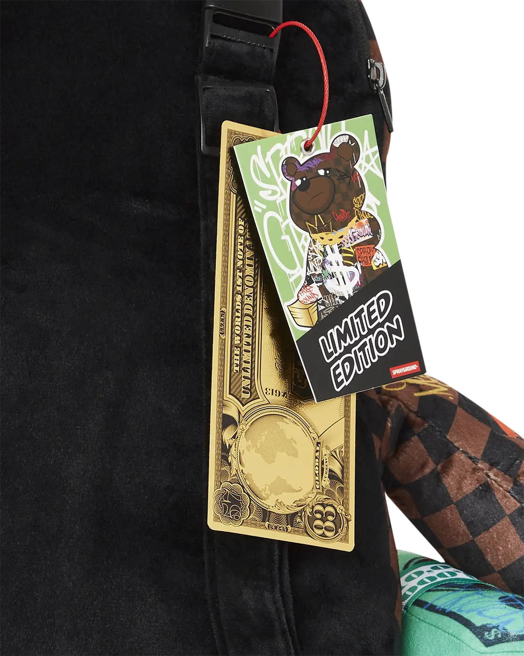 SHARKS IN PARIS THE RIZZ MONEYBEAR TEDDYBEAR BACKPACK - Image 13