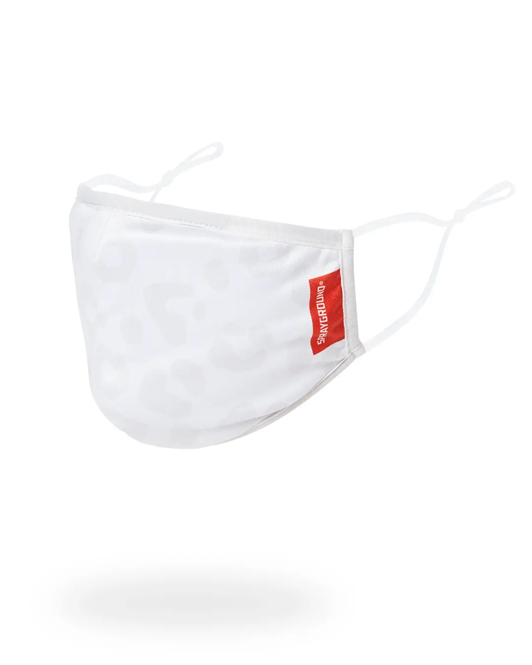 SNOW LEOPARD POLYESTER FACE MASK - Image 2