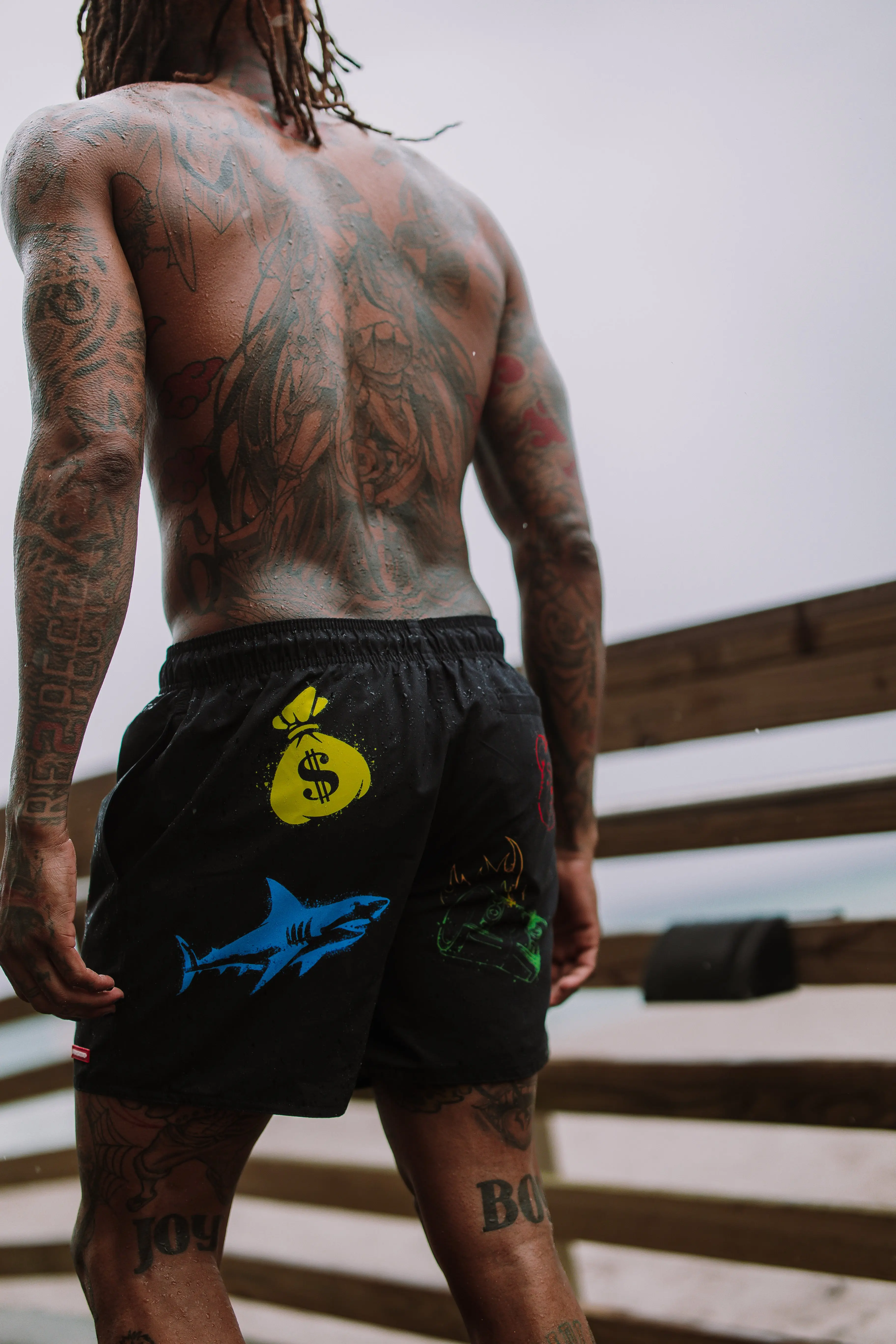 STREET ARTIST SWIM SHORTS - Image 4