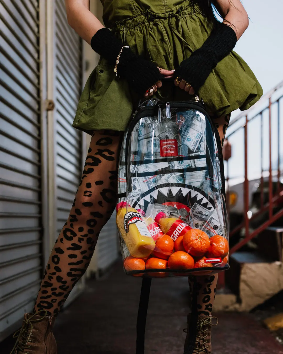 CLEAR BACKPACK - MONEY CHOMP - Image 2