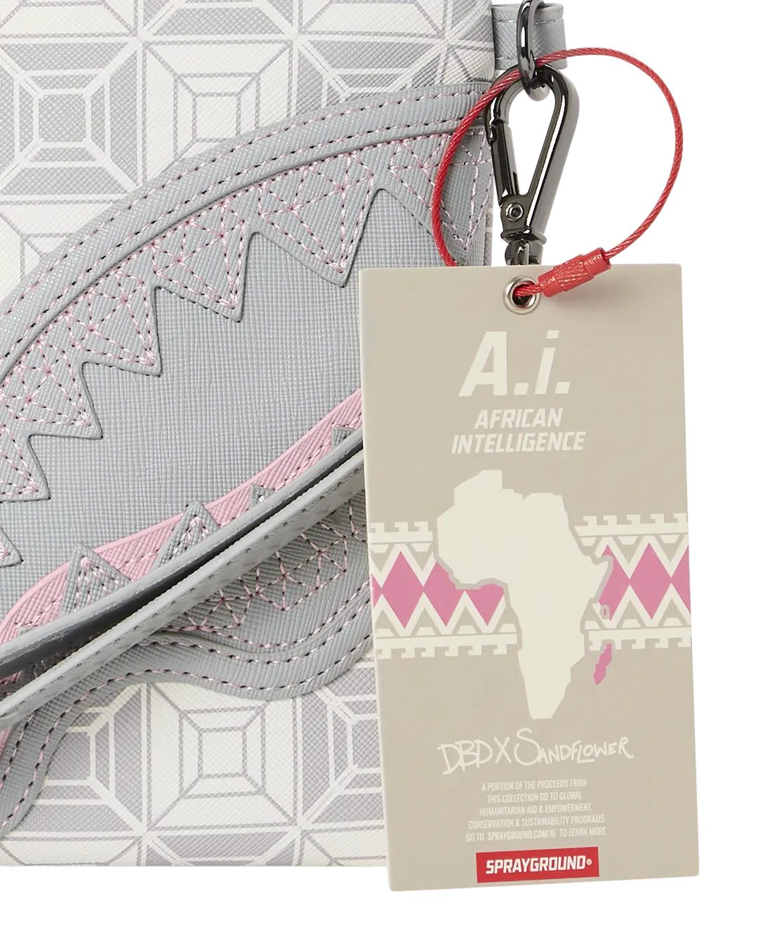 A.I.8 AFRICAN INTELLIGENCE BOOKED & BUSY CROSSOVER CLUTCH - Image 9