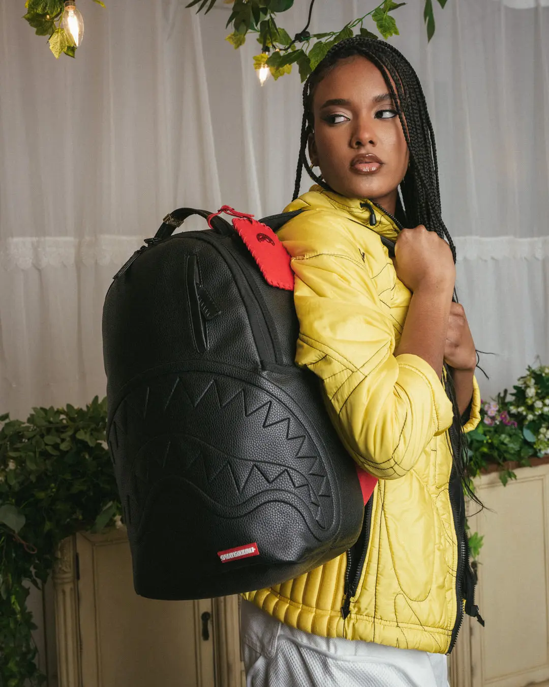 EMBOSSED SHARK TRAVELER BACKPACK (DLXV) - Image 2