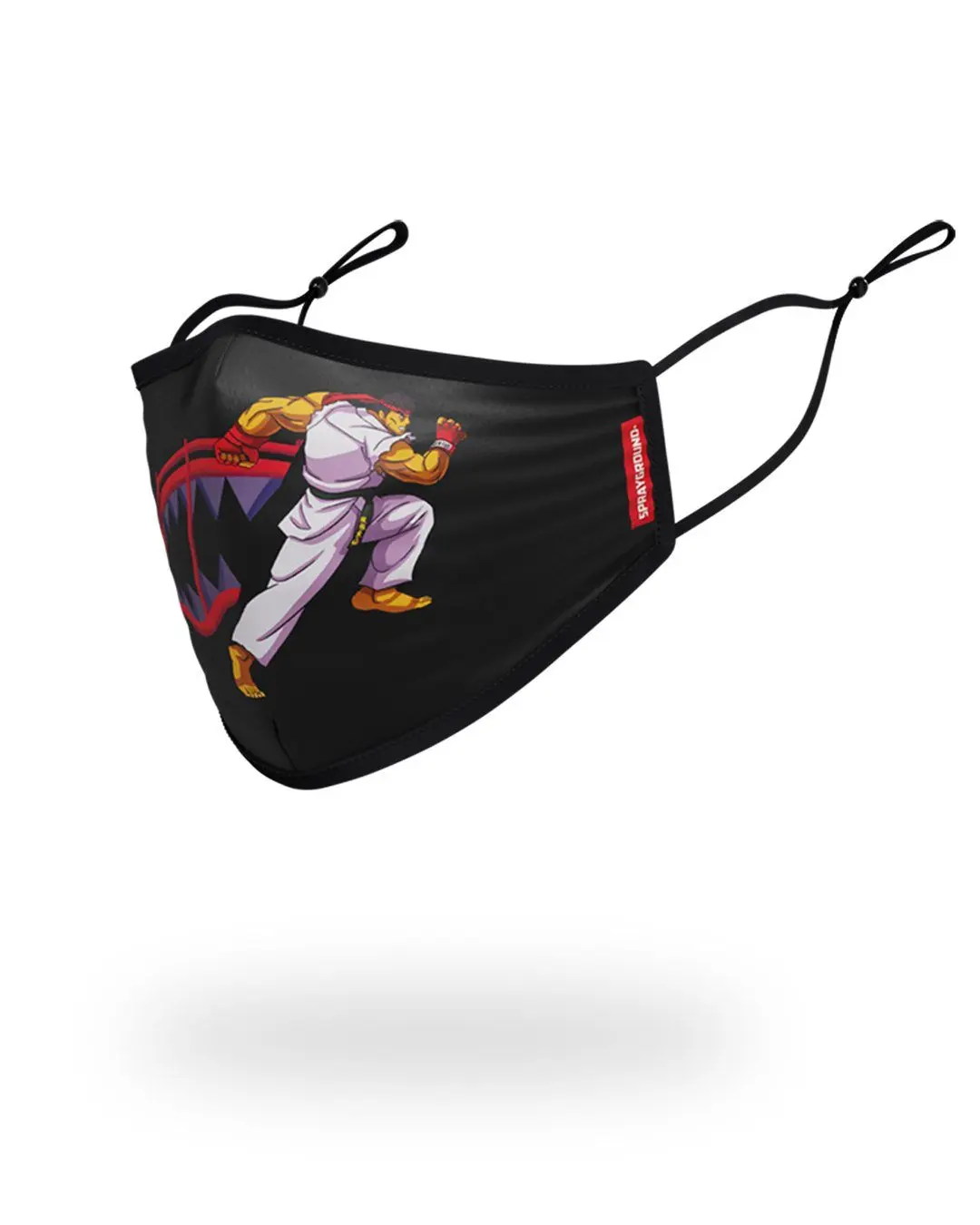 ADULT STREET FIGHTER RYU SHARK FORM FITTING FACE-COVERING - Image 2