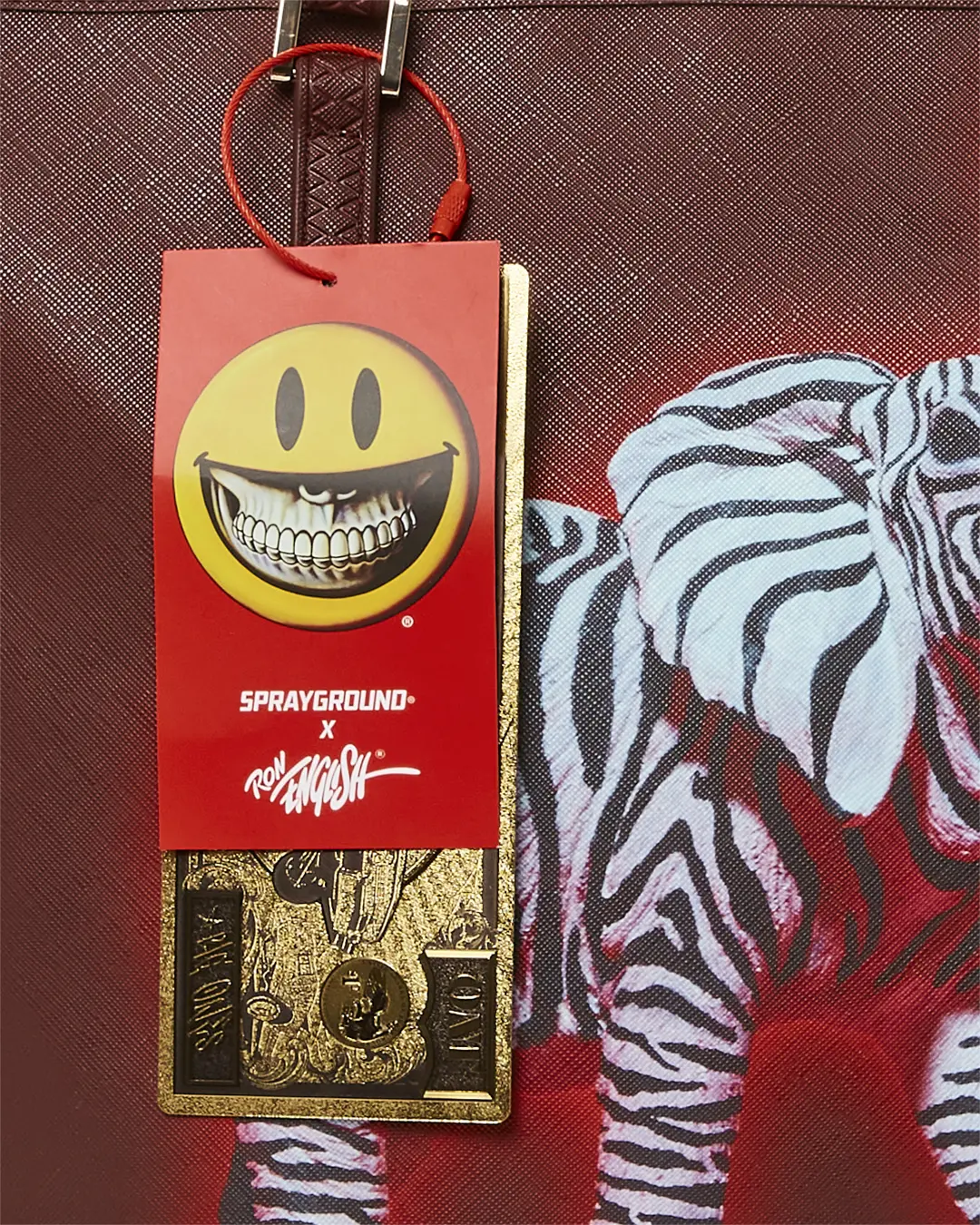 ZEBRA ELEPHANT RON ENGLISH COLLAB TOTE - Image 12