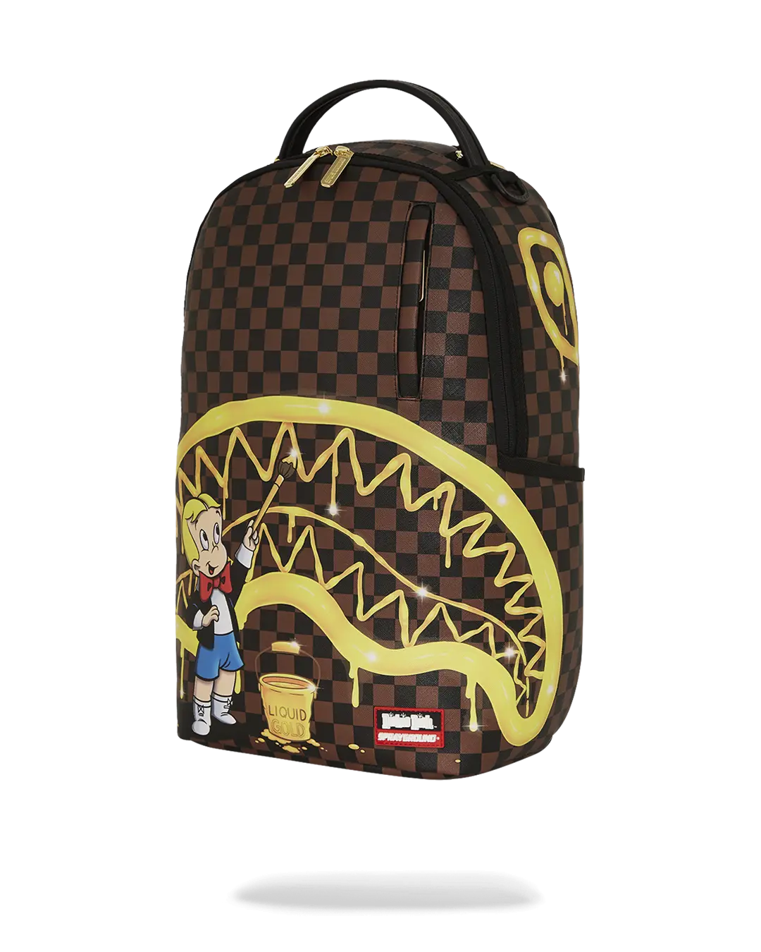 RICHIE RICH PAINT THE SHARK GOLD BACKPACK - Image 9