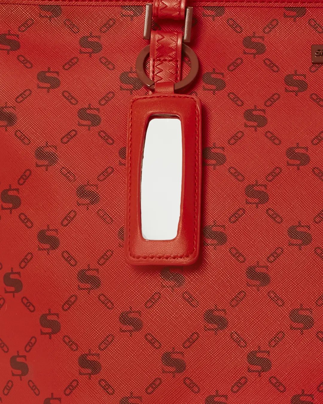 MONEY PATTERN BRICK TOTE - Image 9