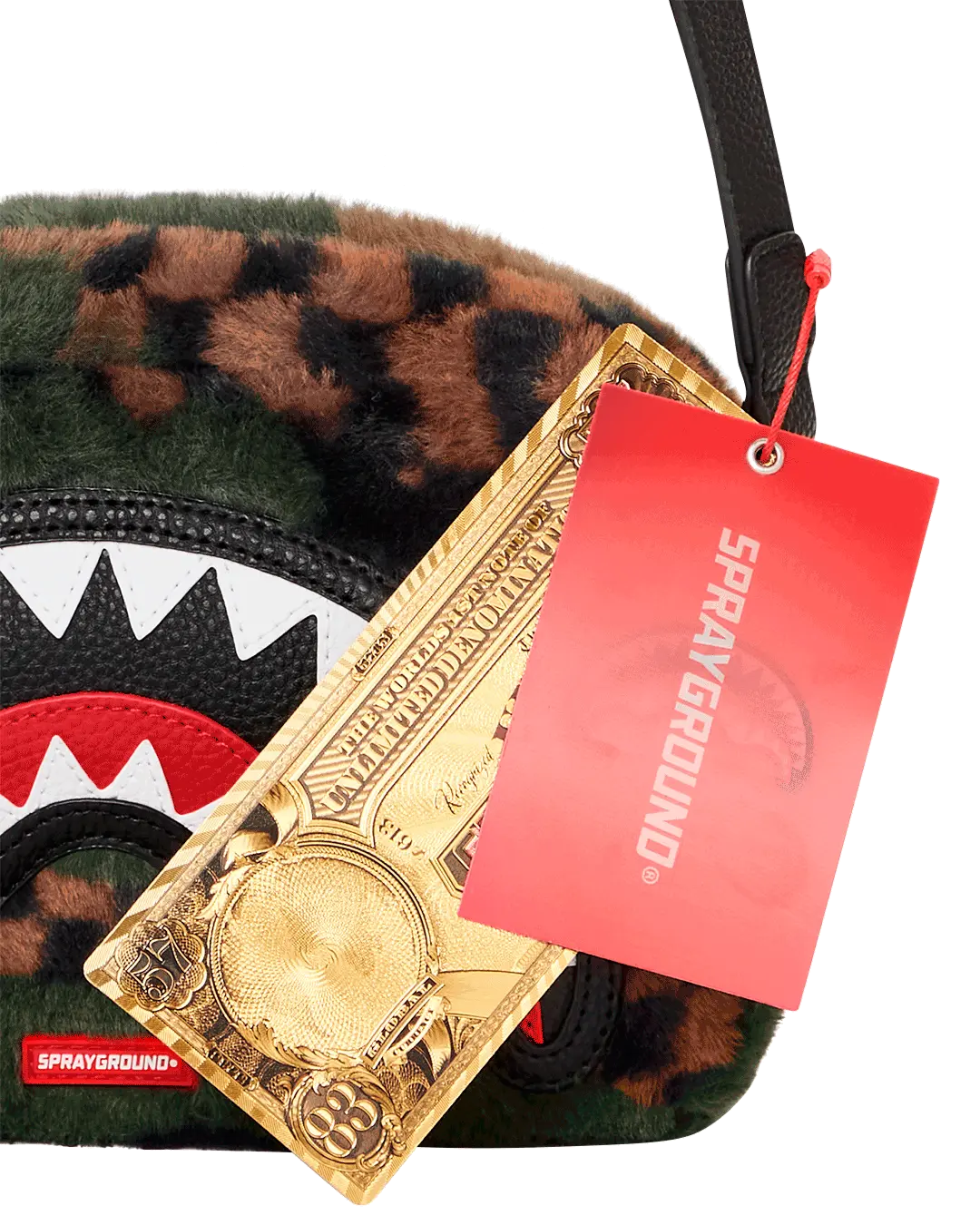 BIG SKY FUR SHARK MESSENGER BRICK BAG - Image 9