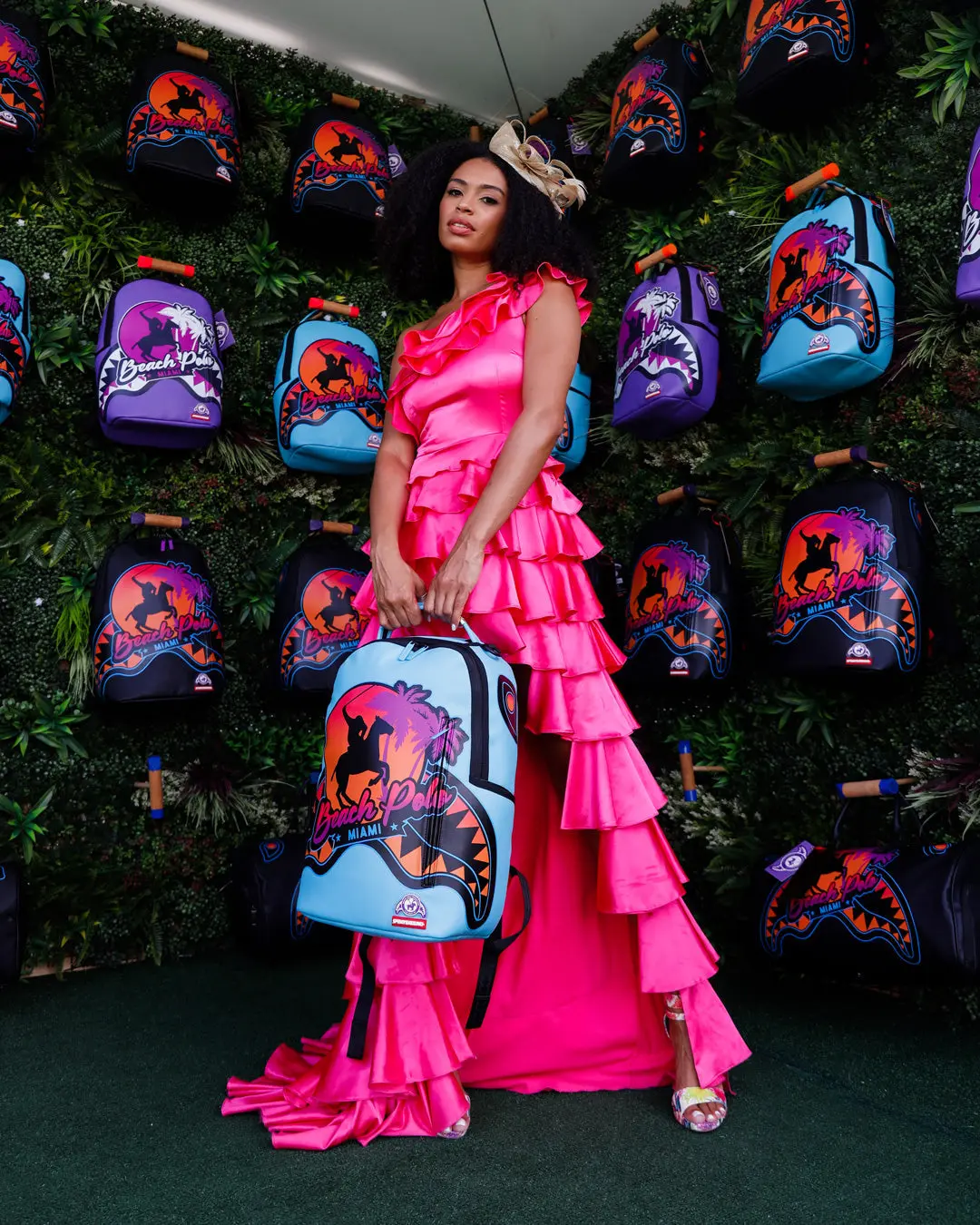 MIAMI BEACH POLO COLLAB BACKPACK (DLXV-SKY) - Image 6