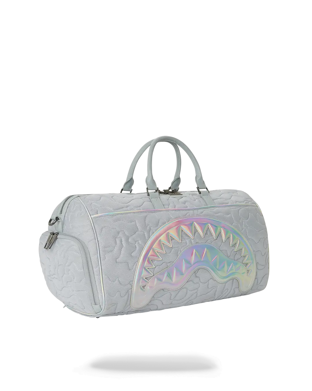 MIRASHAKU IRIDESCENT QUILT DUFFLE - Image 3