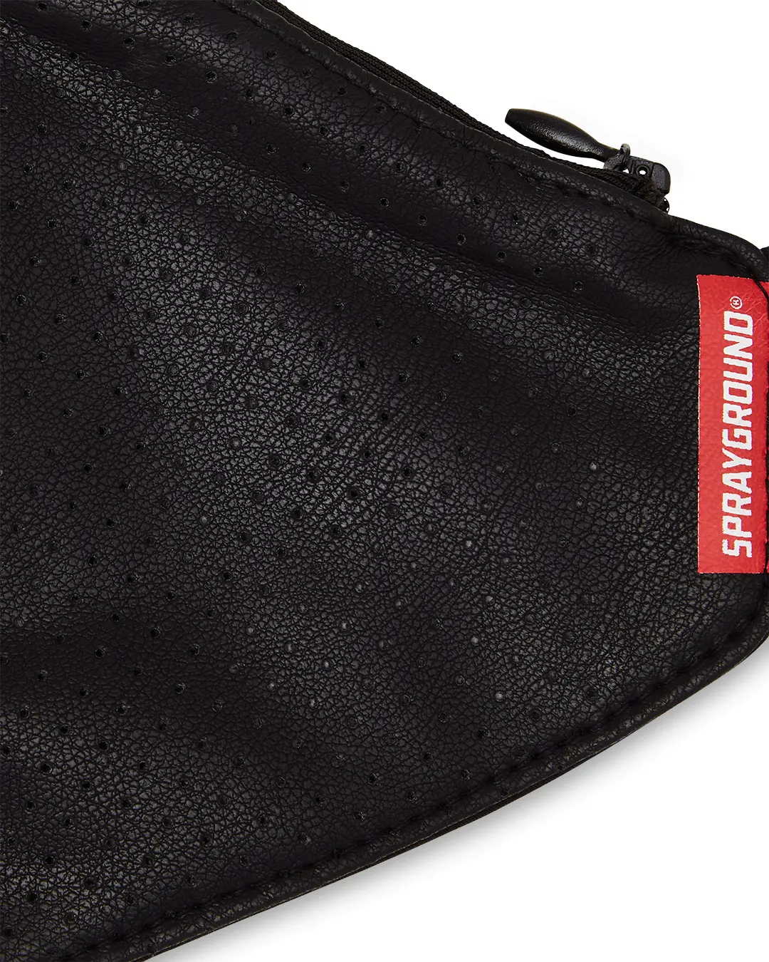 DAMAGE CONTROL STASH POCKET VEGAN LEATHER FACE MASK - Image 5