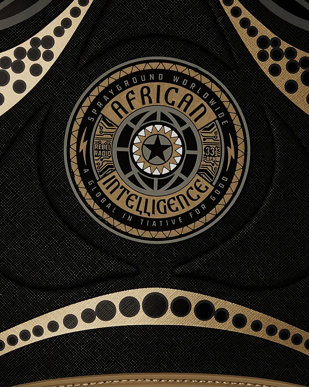 A.I. AFRICAN INTELLIGENCE SHARKS OF THE GOLD OCEAN BACKPACK - SANDFLOWER COLLAB - Image 11