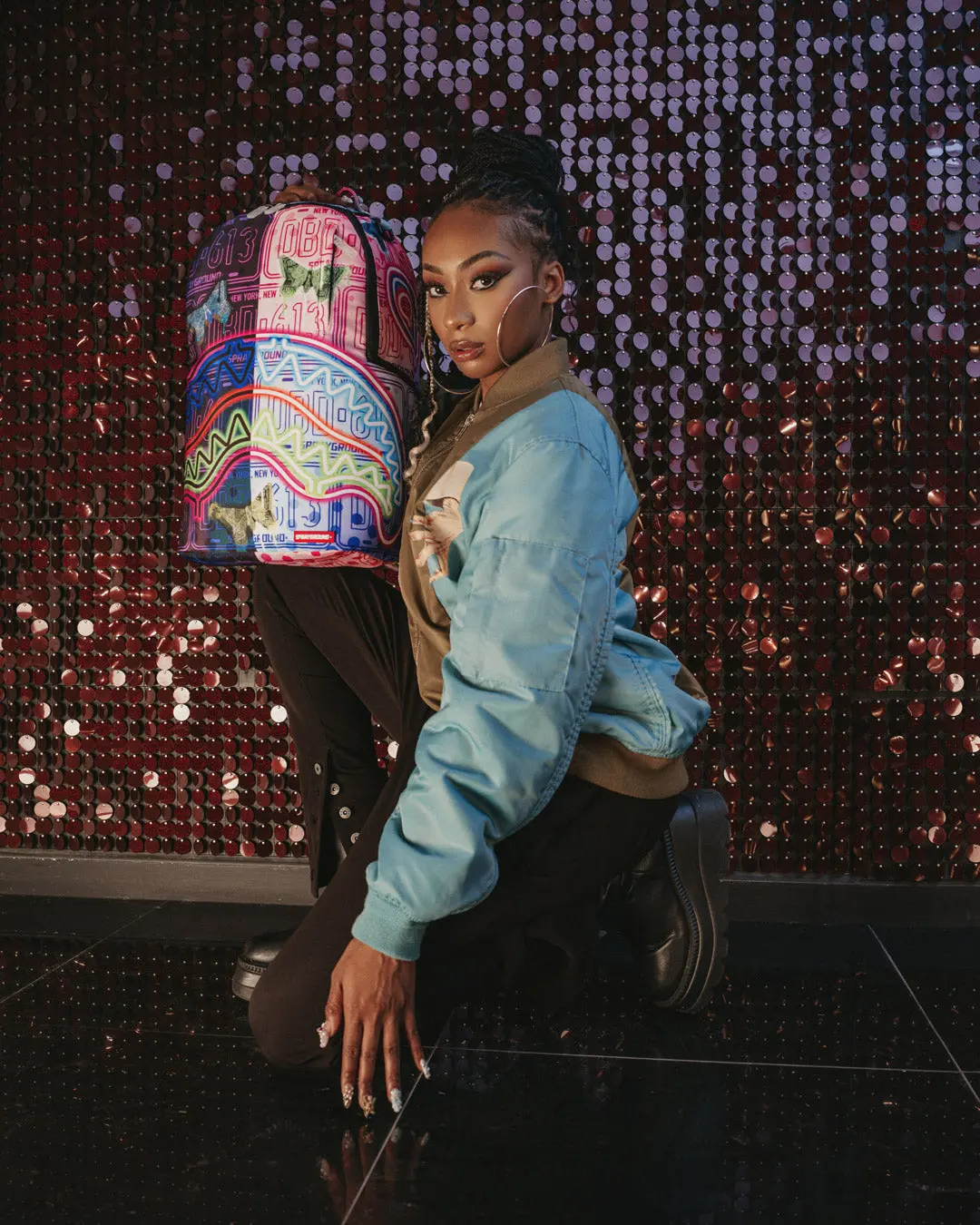 NEON BUTTERFLY BACKPACK - Image 4