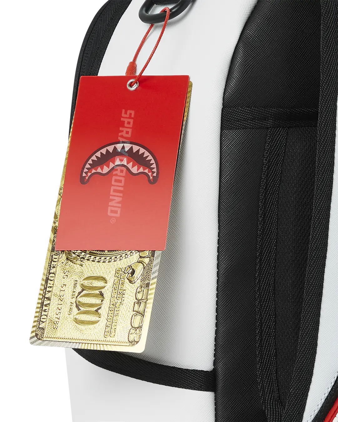 SHARK CENTRAL SPLIT BACKPACK BLK/WHT (DLXV) - Image 14