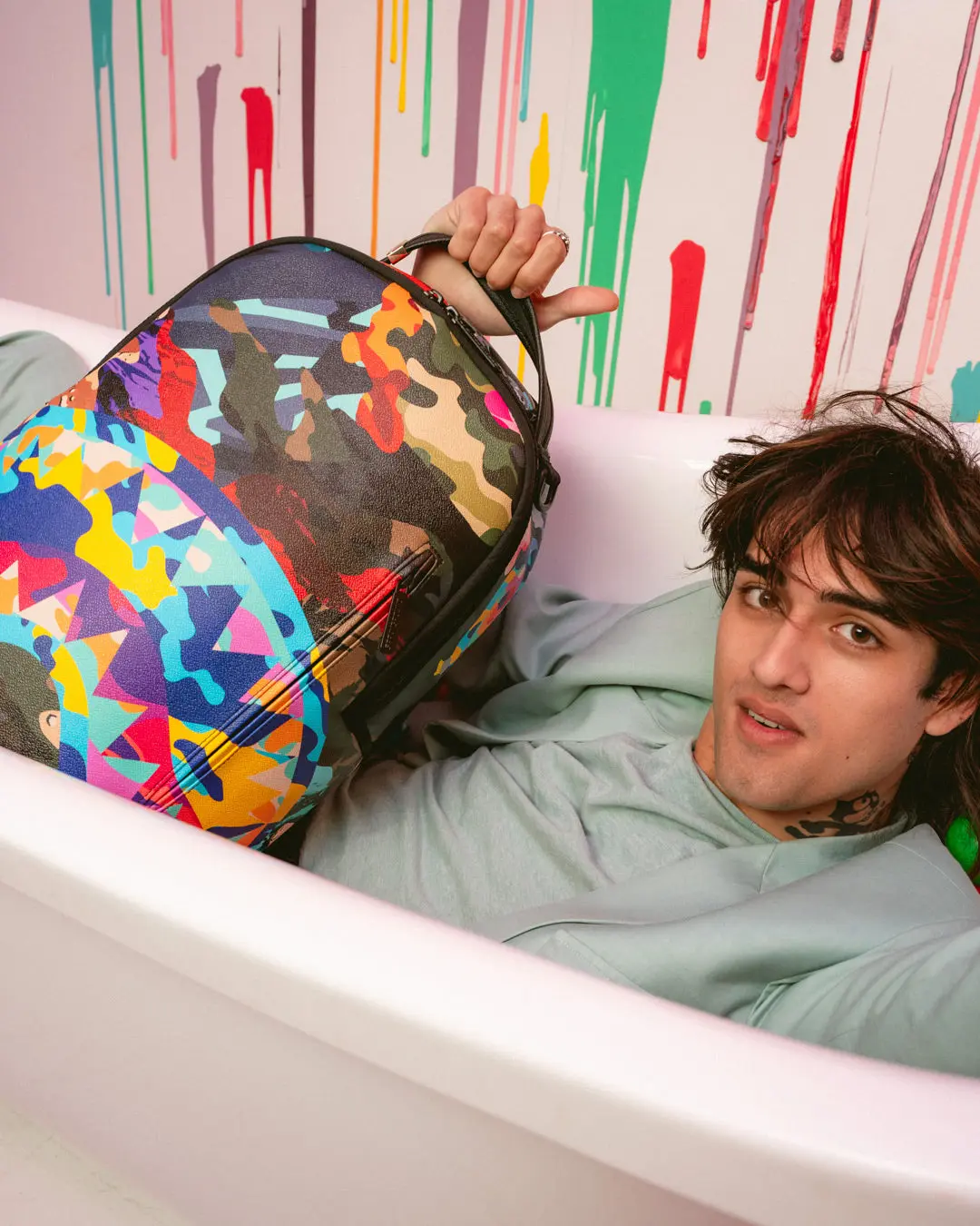 SLICED AND DICED CAMO BACKPACK - Image 6