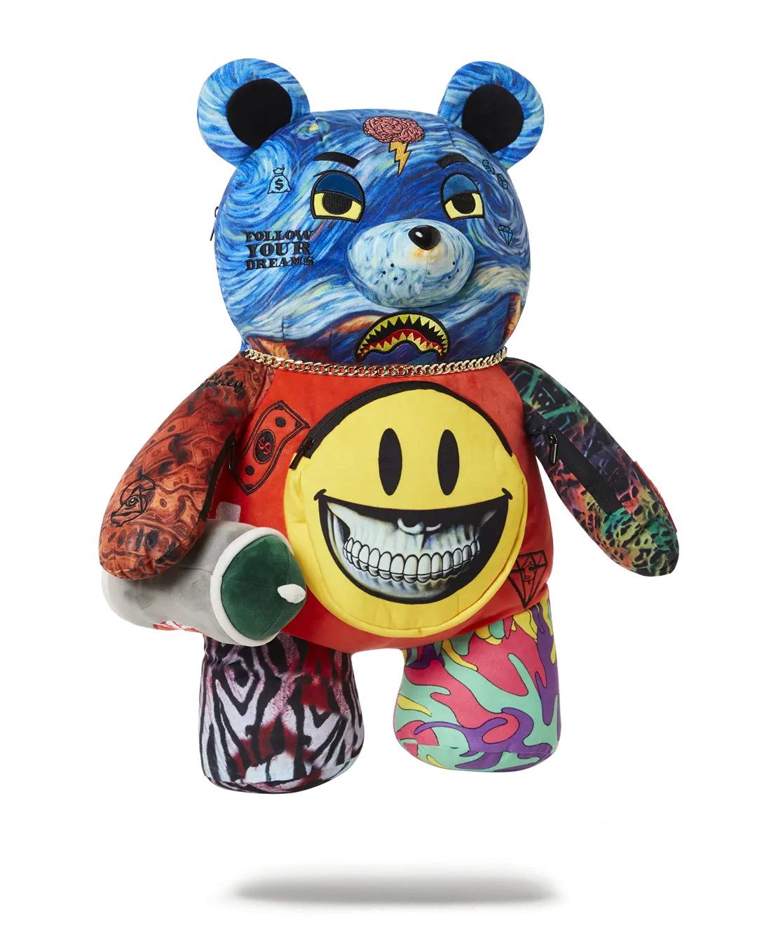VILLAIN MONEY BEAR TEDDYBEAR RON ENGLISH EDITION BACKPACK - Image 3
