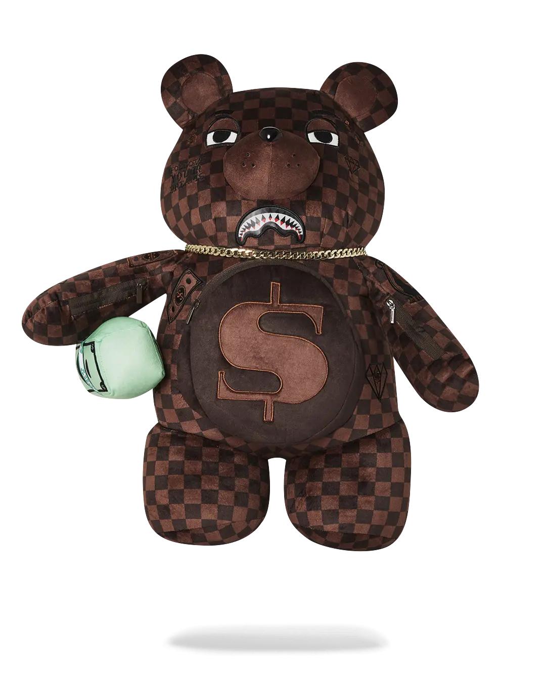 LENTICULAR EFFECTS MONEYBEAR TEDDYBEAR BACKPACK - Image 3