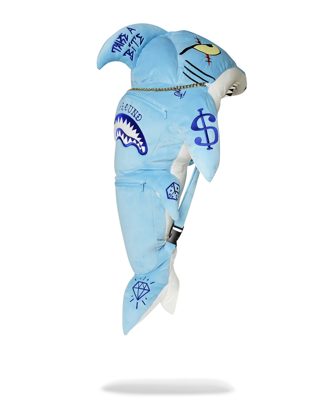 STUFFED SAVAGE HOODY BACKPACK SHARK - Image 9
