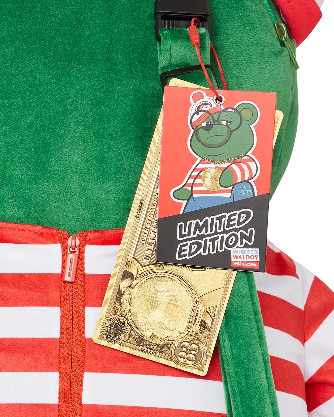WHERES WALDO MONEYBEAR TEDDYBEAR BACKPACK - Image 12