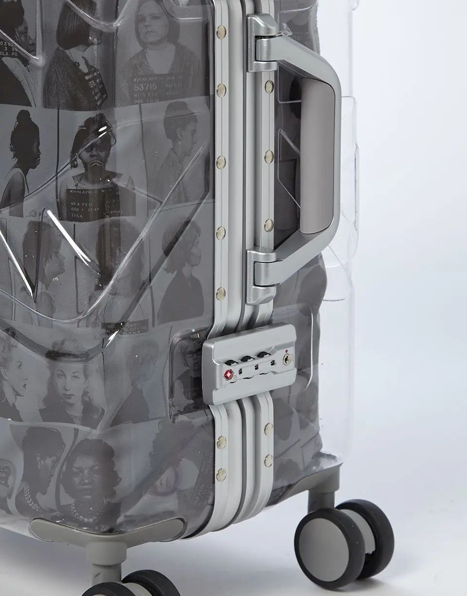 LAQUAN SMITH EMBOSSED CLEAR 3M CARRY-ON - Image 9