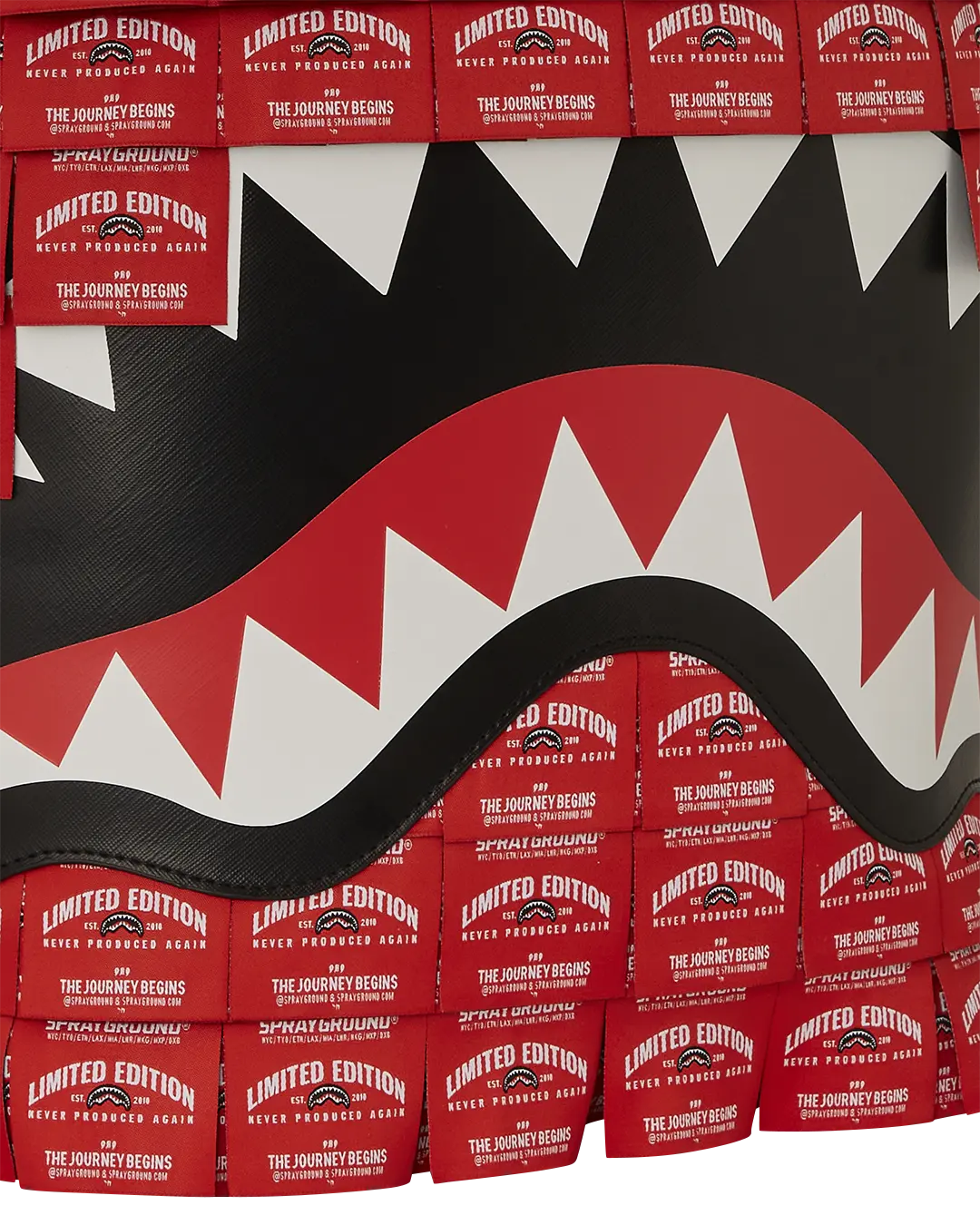 MADE OF WOVEN LABELS SHARK BACKPACK - Image 12