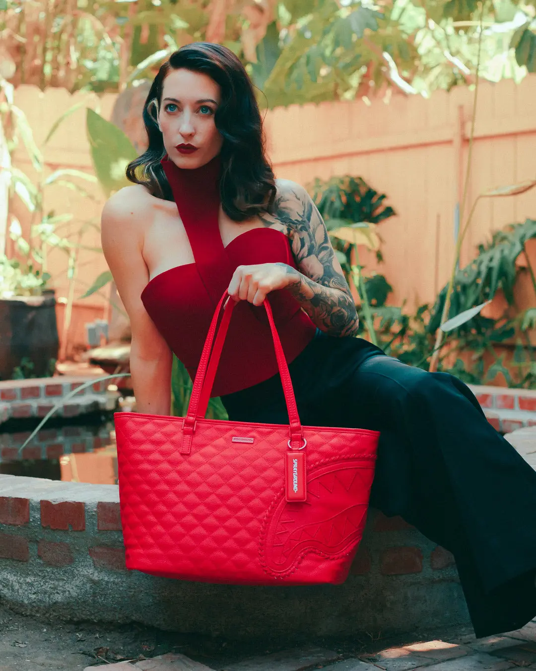 RED RIVIERA TOTE - Image 6