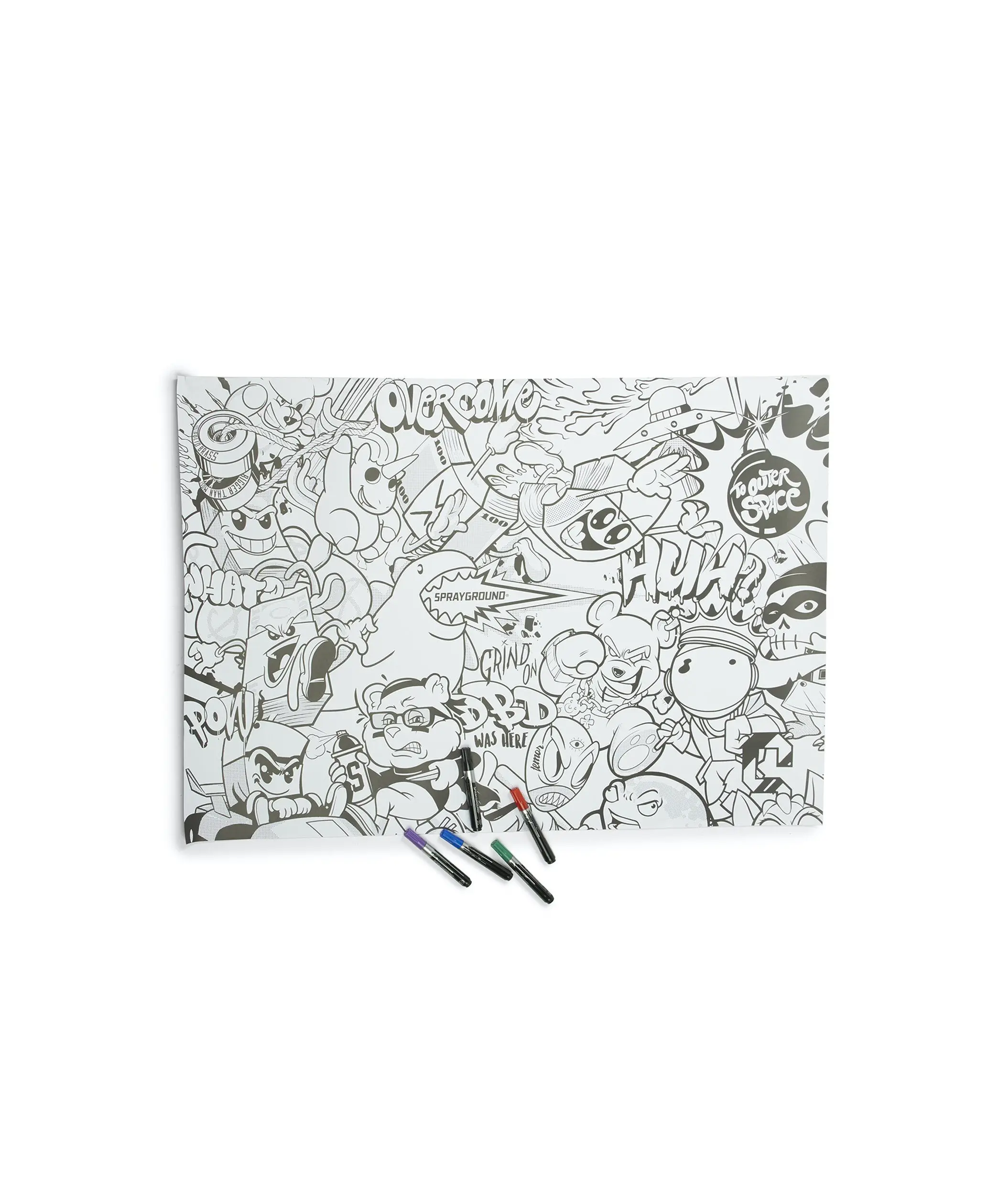 SPRAYGROUND HUGE COLORING POSTER 39"X27" & MARKERS INCLUDED - Image 4
