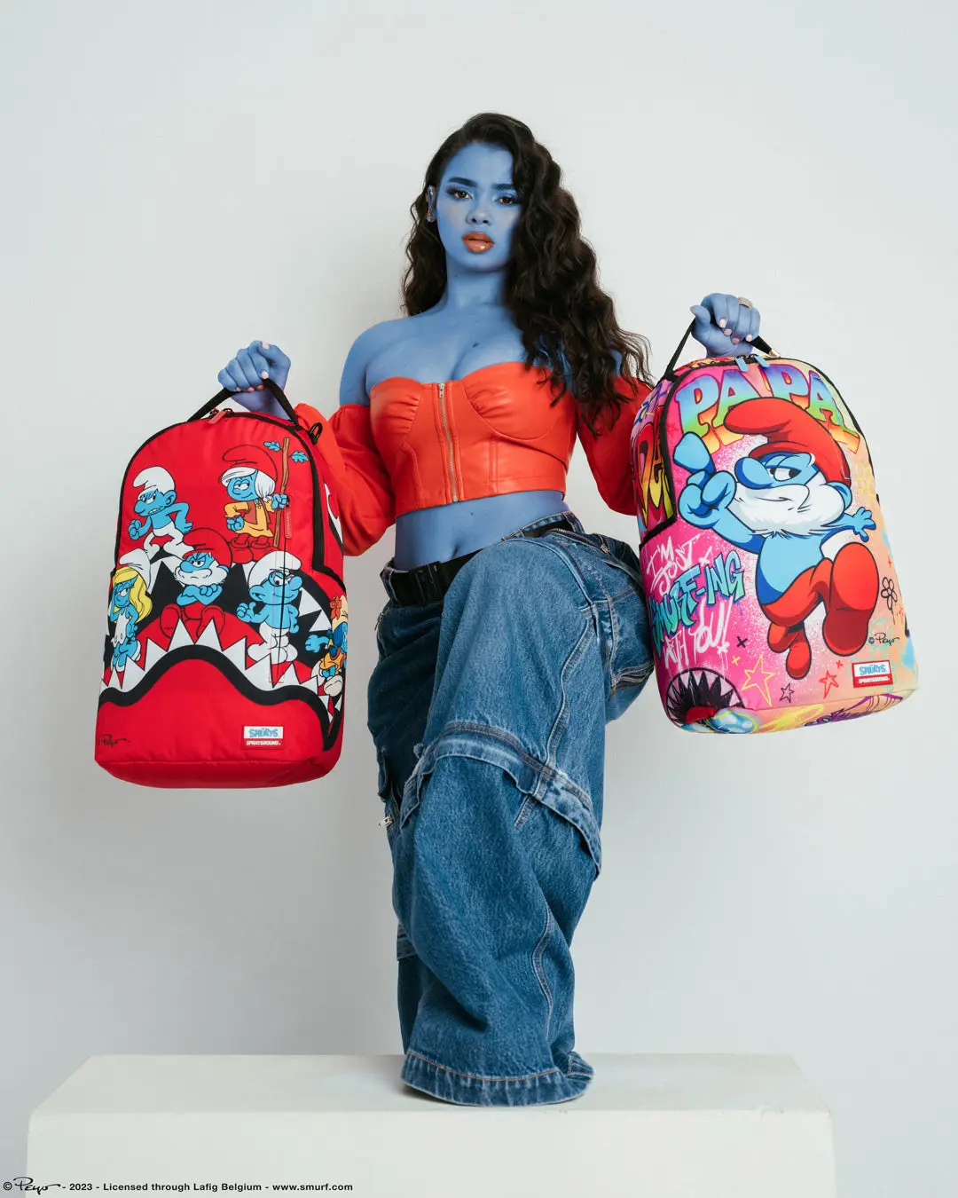 SMURFS SHARK BOUNCE BACKPACK - Image 4