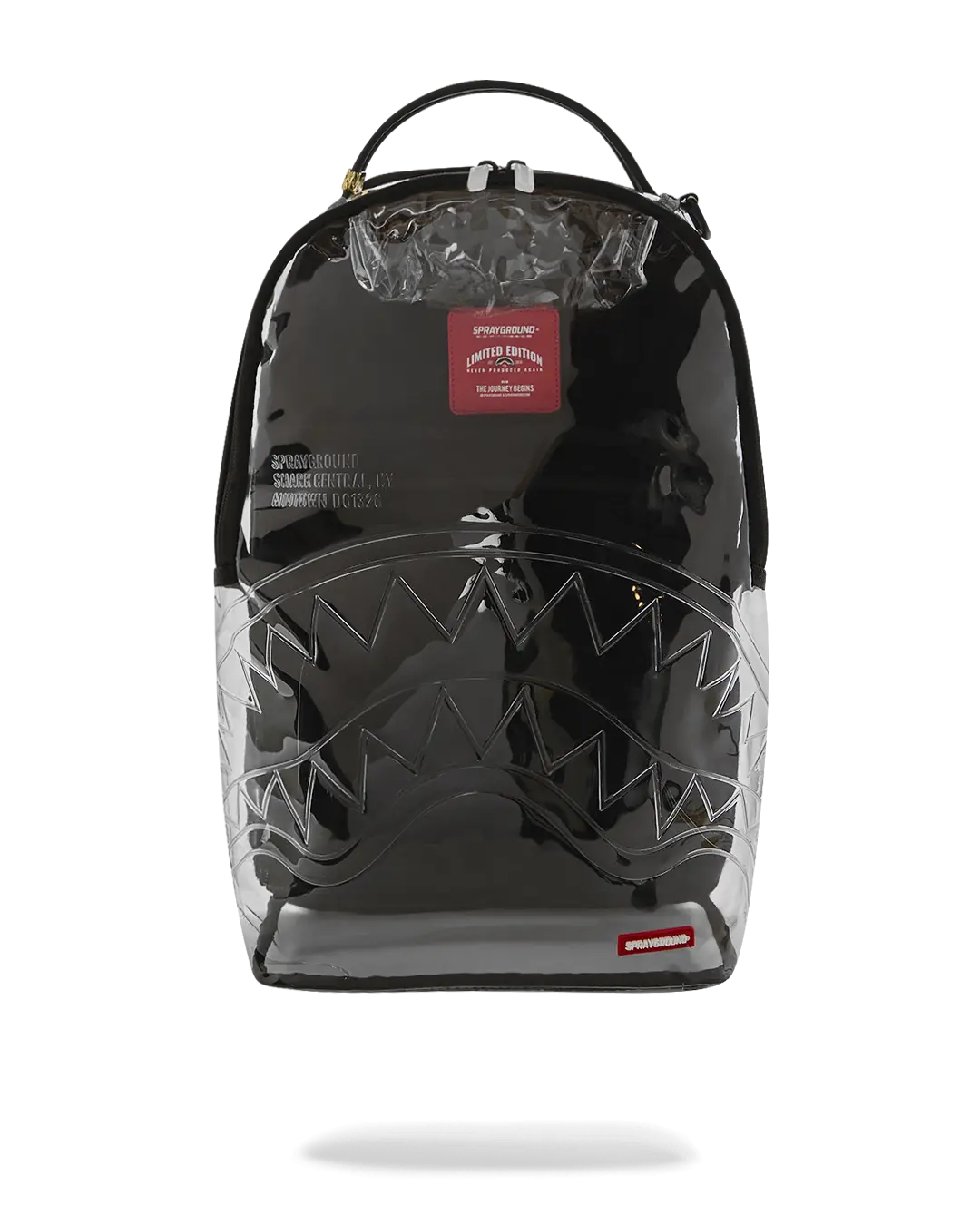 SHARK CENTRAL - CLEAR BACKPACK