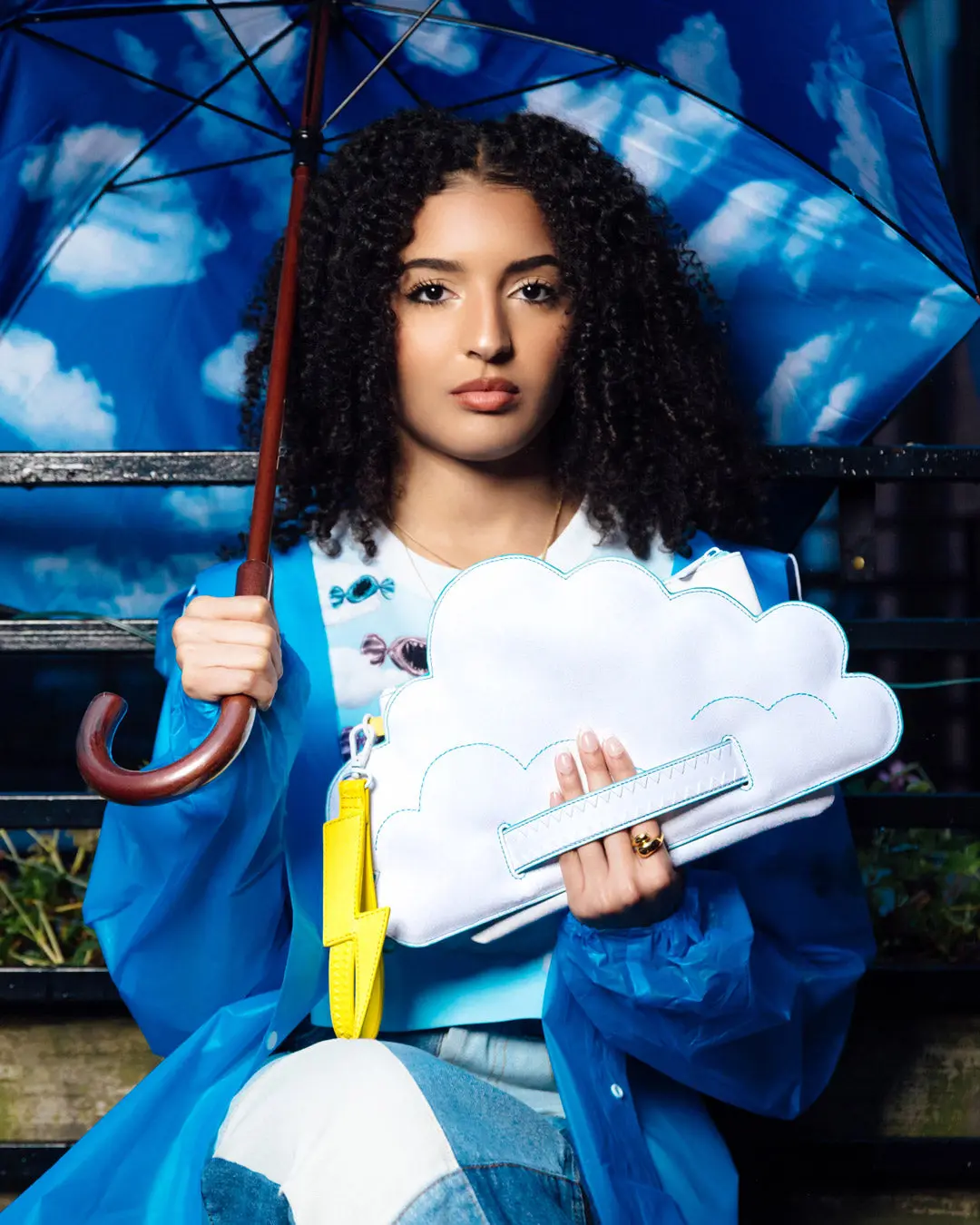 CLOUDY WITH A CHANCE OF SHARK CROSSOVER CLUTCH - Image 15