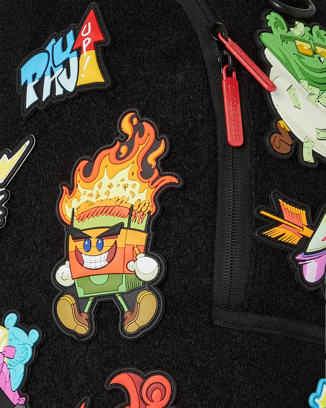 TRANCE PARTY PATCHES BACKPACK (23 VELCRO REMOVABLE PATCHES) - Image 10